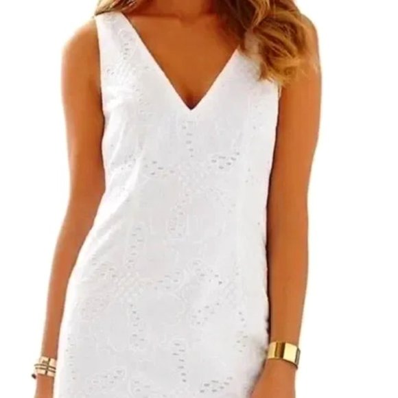 Lily Pulitzer Madden Jumbo Petal Eyelet Pattern Dress - NWT - Size 2 - Picture 1 of 5